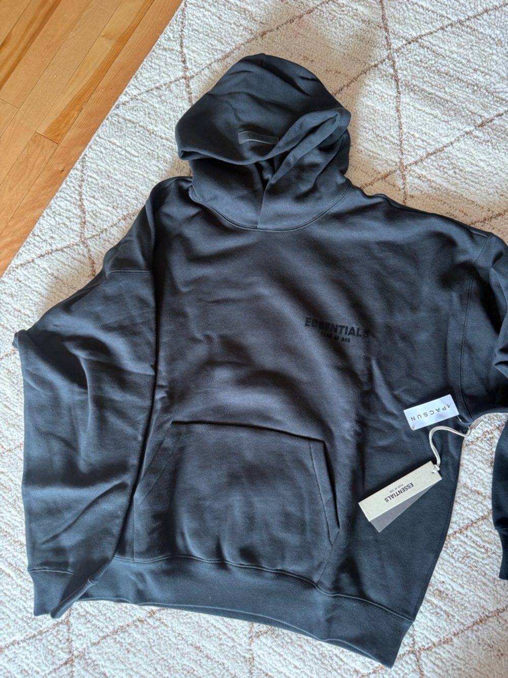 Essentials Hoodie Stretch Limo L Pullover PacSun New w/ Tags